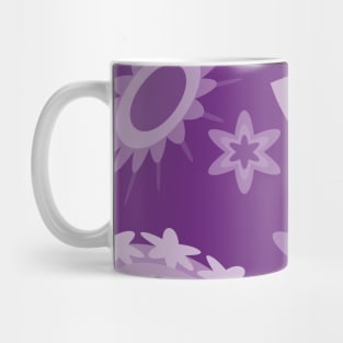 pattern with leaves and flowers paisley style Mug